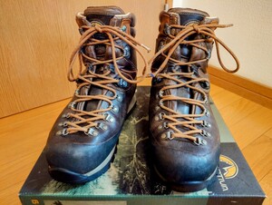 BMZアシトレ付！LA SPORTIVA Pamir Gtx Brown 42（約26.7cm） ラ・スポルティバ　パミールGTX 中古品　2022年にソール張替え済　送料無料