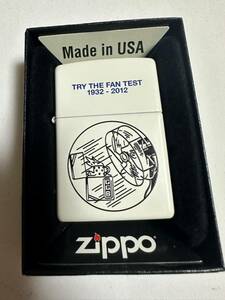 ZIPPO (ジッポ) USA製 オイルライター ケース入り 2014年製 火花確認済 TRY THE FAN TEST 1932-2012