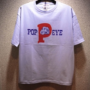 XLサイズ POPEYES ポップアイズ EASY S/S Tシャツ サックス ホットロッド