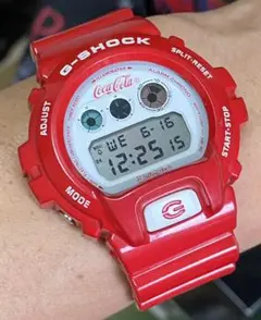 G-SHOCK/限定/DW-6900/時計/エイプ/コカコーラ/コラボ/別注/赤