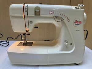 HY0936 JANOME MODEL 639 Jem compact N-105 ジャノメ コンパクトミシン 簡易動作確認済み 現状品　0415