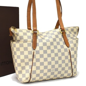 ルイヴィトン トータリーPM トート ショルダーバッグ N51261 ダミエアズール アイボリー LOUIS VUITTON Totally PM