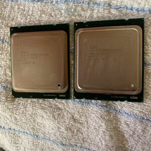 Intel Xeon E5-2609 2つ　中古CPU