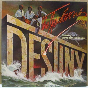 JACKSONS-Destiny (UK オリジナル LP/光沢見開きジャケ)