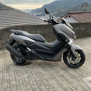 新車購入1オーナーYAMAHA NMAX155 ABS 2019年マットグレー15000km代 ブレーキ・プラグ・オイル交換済 新品レバー/ミラー/カバー付