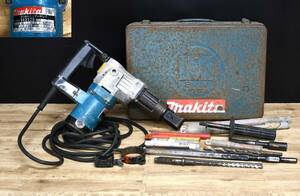 OY4-67【現状品】Makita マキタ 35mm電動ハンマードリル・HR3520 専用ブリキ箱付き｜電動工具・ハンマドリル・DIY｜通電確認済み