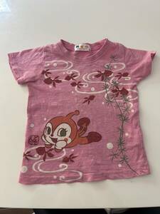 ドキンちゃん 半袖 シャツ ピンク サイズ95 アンパンマン子供服 キッズ 女の子 半袖Tシャツ どきどき