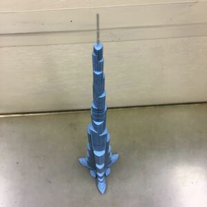 Burj Khalifa ペーパーモデル(1/2000、青)