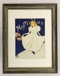 【特価】　≪　　 トゥールーズ　ロートレック　　≫　　リトグラフ【石版画】　　MAY MILTON 　　1966年　　TOULOUSE-LAUTREC