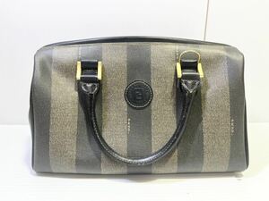 ◎1円〜FENDI ペカン柄 ミニボストンバッグ ハンドバッグ 中古 フェンディ ◎