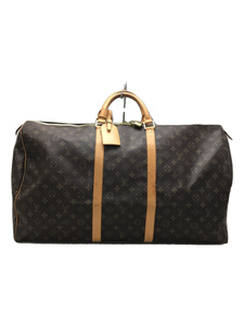 LOUIS VUITTON◆キーポル55_モノグラム_BRW/PVC/BRW