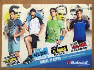 ★☆【非売品】BABOLAT　バボラ　A4　ファイル　☆★