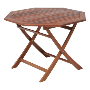 ガーデンテーブル 八角形テーブル 天然木アカシア材 幅110ｃｍ【新品】【送料無料(一部を除く)】