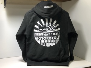 ★送料一律★ 正規品 黒 Lサイズ マーシャル No.89431 Sun Rise ZIP パーカー SEV MARCHAL 検) ブラック ロゴ スエット