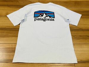 patagonia パタゴニア p6 Tシャツ オーガニックコットン　レギュラーフィットＳサイズ　２０２２年製　ＷＨＩ　白　厚手　美品