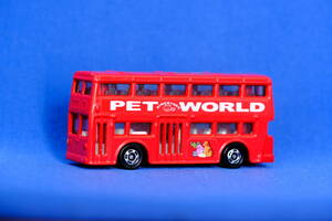 ミニカー トミカ No.95 ロンドンバス 1/130スケール ダイカスト製 タカラトミー PET WORLD SINCE 1985 １台【中古】