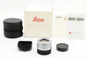 [A Top Mint]Leica SUMMICRON-M 35mm f/2 E39 Silver 11311 7-Element Germany 8912