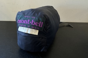 【送料無料】東京)◇mont-bell モンベル ゴアテックス　スリーピングバッグ 1121021