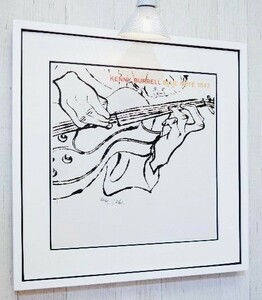 ケニー・バレル/アンディ・ウォーホル/ジャズの ポップアート/1956/レコード ジャケ ポスター/Kenny Burrell/Warhol/ジャズ ギター アート