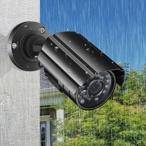 日用品 防犯カメラ 超小型 MINI LED 赤外線 LED24個 暗視 防水仕様 室内/屋外設置可能 高精細レンズ BNC端子