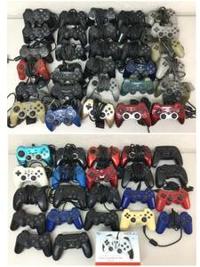 PS PS2 PS3 PS4 他 コントローラー 社外品含む 53個 まとめ SIXAXIS DUALSHOCK2 DUALSHOCK3 SONY HORI 他 大量