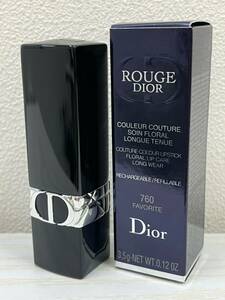 ◇◆3501k　DIOR　ディオール 　ルージュ ディオール　760　FAVORITE　VELVET　未使用　保管品◆◇ 