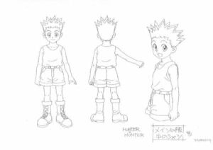 28枚 　設定資料集　HUNTER×HUNTER　ハンターハンター　旧アニメ　OVA　◆検索用: セル画　アニメスタッフ用制作素材　settei　//@p3