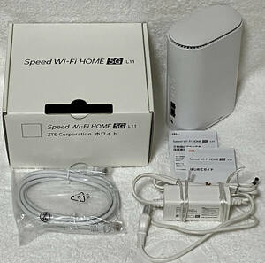 ◆ 美品　au UQ WiMAX　Speed Wi-Fi HOME 5G L11 ホームルーター ◆