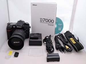 ニコン Nikon デジタル一眼レフカメラ レンズセット APS-C D7000/AF-S DX NIKKOR 18-55mm f/3.5-5.6G VR