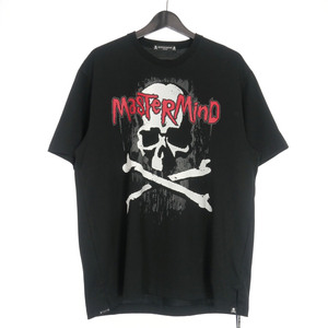 マスターマインド mastermind JAPAN 23AW スカルプリント Tシャツ カットソー 半袖 L 黒 ブラック MJ23E11-TS099-017 国内正規 メンズ