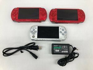 SONY　ソニー　PSP3000　おまとめ3点　本体　電源コード付き【CEAJ7024】