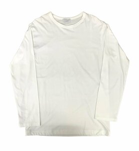 yohji yamamoto POUR HOMME (ヨウジヤマモトプールオム) ROUND NECK ラウンドネック ロングスリーブ 長袖Tシャツ HG-T03-070 3 白/025