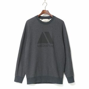 TH4343□メゾン キツネ/Maison Kitsune*KMM-18620-B/SWEATSHIRT Triangle*裏起毛*長袖*クルーネック*スウェットトレーナー*メンズ*M