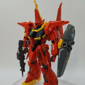 HGUC 1/144 AMX-107 バウ 塗装済み完成品 水転写式デカール スジボリ 機動戦士ガンダム ZZ HG ガンプラ バンダイ