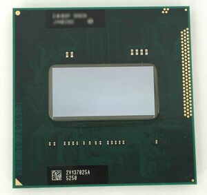 Core i7 2670QM ×1枚 Intel CPU 2.20GHz SR02N 4コア ソケット FCPGA988 ノートPC用 BIOS起動確認済 即決【中古品】【送料無料】