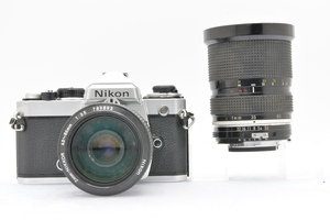 Nikon FE + AI Zoom-NIKKOR 43〜86mm F3.5 + 35〜70mm F3.5 ニコン ジャンク