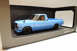 イグニッションモデル 1/18 日産 サニー トラック ロング (B121) ライトブルー/世界限定140台