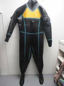 AQUALUNG アクアラング ZERO ゼロ ラジアルドライスーツ 3.5ｍm 180cm/85kg 平置きサイズ:胸囲61cm腹囲54cm尻囲60cm ブーツ:29cm[3F-58564]