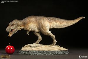 稀有品　恐竜T-REX フィギュア ティラノサウルス フィギュア塗装済み完成品SIDESHOW 数量限定樹脂POLYSTONEスタチュー