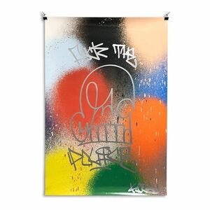 【★超希少★】ドローイング作品 KATSU Poster ポスター ストリートアート / バンクシー banksy KAWS madsaki kyne invader dolk