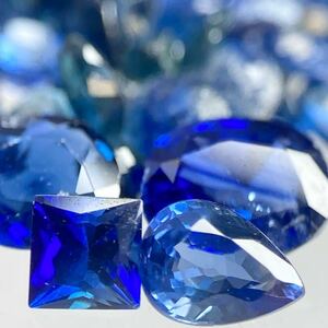 ［天然サファイアおまとめ］ A 20ct 裸石 宝石 コランダム corundum jewelry ジュエリー sapphire 蒼玉 DD5 ④