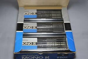 昭和レトロ文具　トンボ鉛筆　旧MONO R　硬度H　プラケース入り　６ダース　外箱付　未使用　未開封　当時物