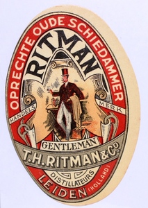オランダアンティークお酒ラベル　T.H.RITMAN&Co.　１９２０年～１９５０年
