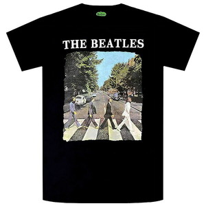 THE BEATLES ビートルズ Abbey Road & Logo Tシャツ BLACK XLサイズ オフィシャル