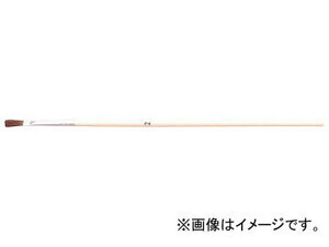 トラスコ中山 塗装用平筆 天然馬毛 2号 金具幅3mm 毛丈7mm 全長 入数：1組(5本) TFBH-2(8188075)