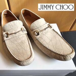 Jimmy Choo 美品 本革 レザー ローファー 27-28cm 43