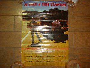 JJケイル & エリック・クラプトン『THE ROAD TO ESCONDIDO』ポスターカレンダー2007★JJ CALE & ERIC CLAPTON/コカイン/エスコンディード 