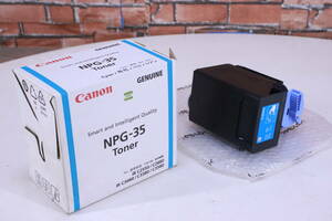 Canon NPG-35 Toner コピー機用 トナーカートリッジ シアン GENUINE 日本製 未使用 長期保管現状品■(F8032)
