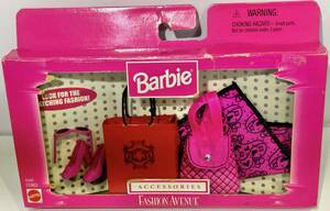 [未使用] Barbie FASHON AVENUE ACCESSORIES バービー ファッション・アヴェニュー・アクセサリー セット