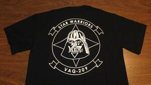 【VAQ-209】Star Warriors 米海軍第209電子攻撃飛行隊 TシャツサイズS　EA-6B プラウラー　EA-18G グラウラー　US NAVY USN
